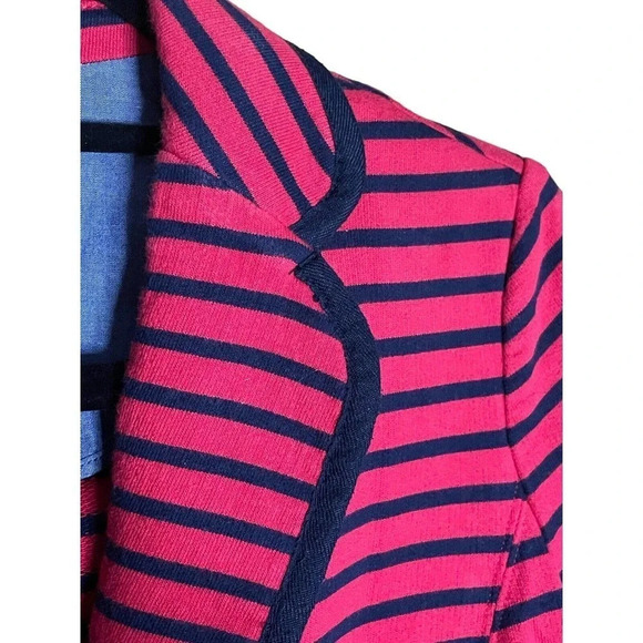 TALBOTS WOMEN’s Size Large Petite PL BLAZER JACKET 3/4 Sleeve Anchor Buttons - Picture 9 of 9